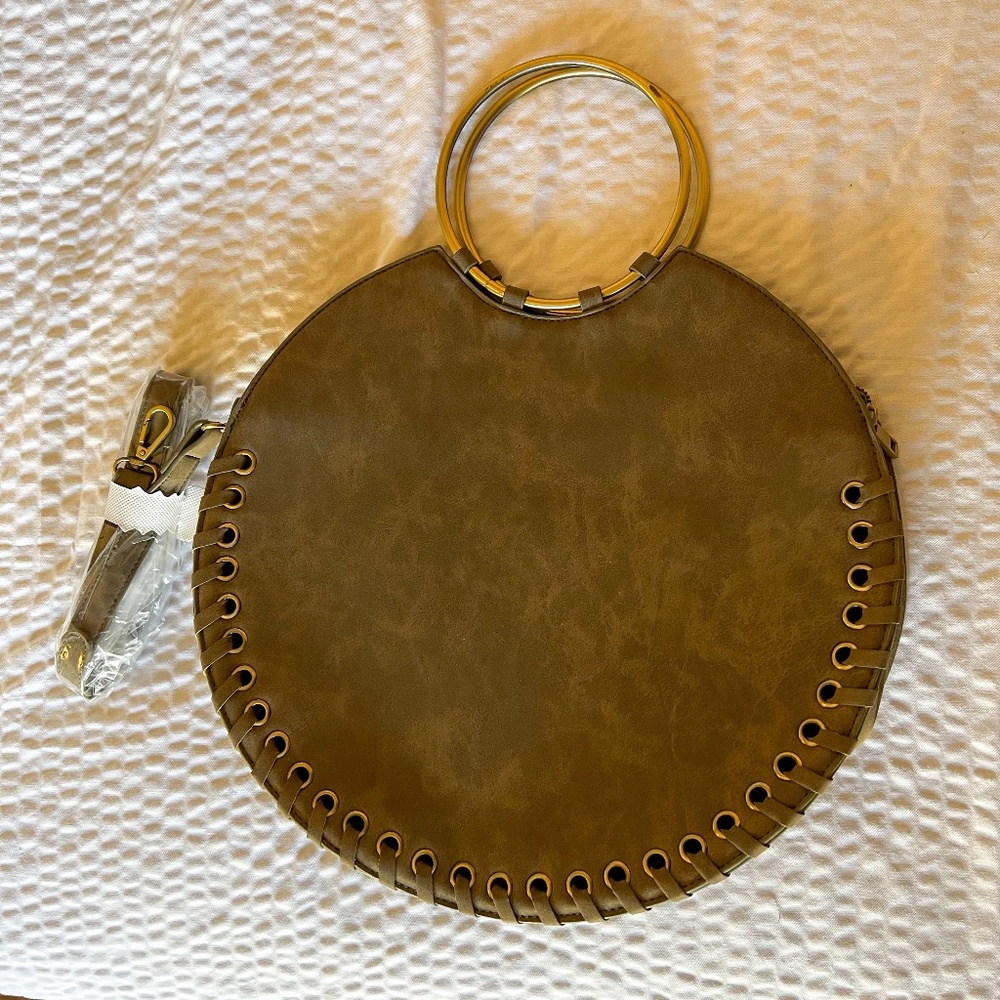 Round Anthropologie Purse (NWT)